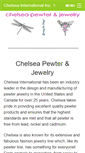 Mobile Screenshot of chelseapewterandjewelry.com